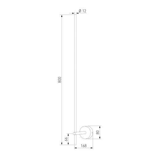 Светильник настенный светодиодный Fine LED 4000К 40132/LED латунь фото 3
