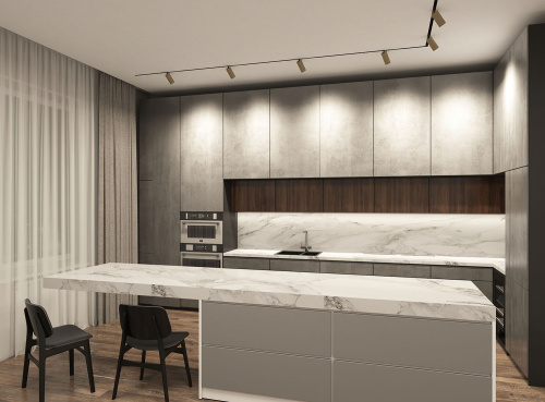 DK8020-BG Акцентный светильник SMART SPOT 20W DIM 3000K-6000K, матовое золото с черным фото 3