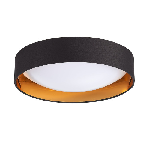 SLE201102-01 Светильник потолочный Черный, Золотистый/Белый LED 1*24W 4000K ORBIO фото 3