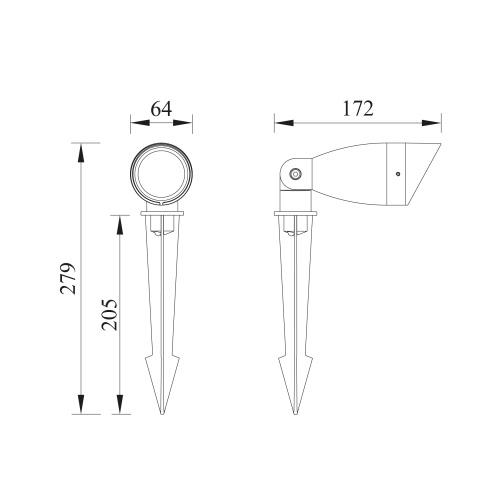Ландшафтный светильник Natural Concepts, Арт. NC-003731DZ-DG фото 4
