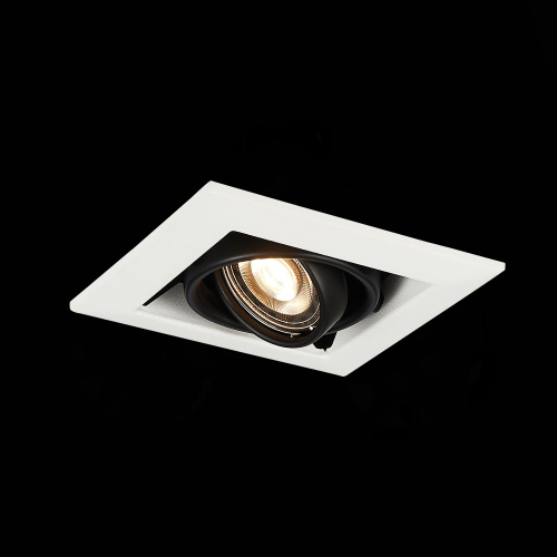 ST250.548.01 Св-к встр. Черный GU10 1*50W  L126xW126xH70 220V Без ламп Встраиваемые светильники фото 4