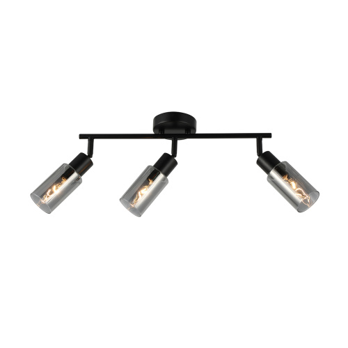 Настенно-потолочный свет Escada 10172/3A E14*40W Black/Chrome Настенно-потолочный свет Escada 10172/3A E14*40W Black/Chrome