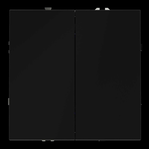 Перекрестный переключатель встраиваемый Voltum S70 двухклавишный 10А, (черный матовый) VLS020508 Перекрестный переключатель встраиваемый Voltum S70 двухклавишный 10А, (черный матовый) VLS020508