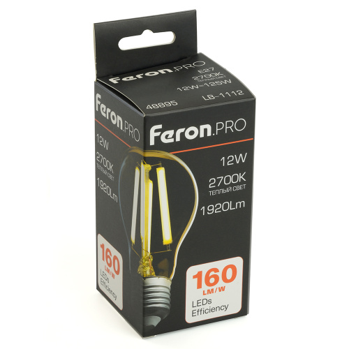 Лампа светодиодная Feron.PRO LB-1112 Шар E27 1920LM 12W 175-265V 2700K фото 2