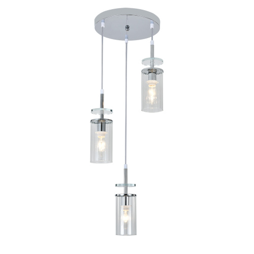 Подвесной светильник Escada 10191/3 E14*40W Chrome Подвесной светильник Escada 10191/3 E14*40W Chrome