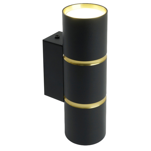 Светильник  настенный Feron ML1860 ZEN MR16 35W, 230V, 2*GU10, черный, золото IP20 фото 3