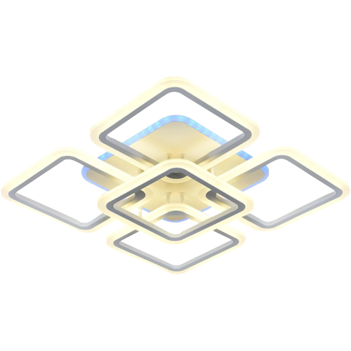 Потолочная светодиодная люстра Evoluce Qutro SLE200452-05RGB фото 9