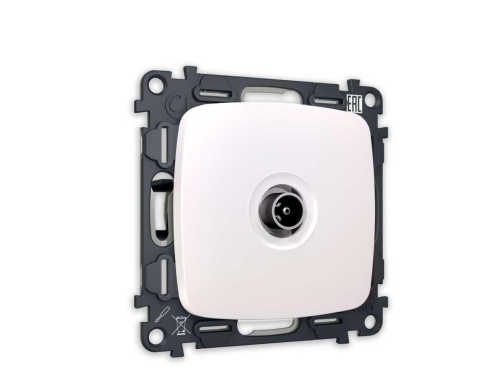 Комплект механизма TV розетки оконечной AMBRELLA VOLT OMEGA Жемчуг 50-870 MHz 1dB QUANT (OP2130, VM202) MO213010 Комплект механизма TV розетки оконечной AMBRELLA VOLT OMEGA Жемчуг 50-870 MHz 1dB QUANT (OP2130, VM202) MO213010