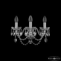 Бра хрустальные 1402B/3/160 Ni Bohemia Ivele Crystal (Богемия Ивеле Кристалл)