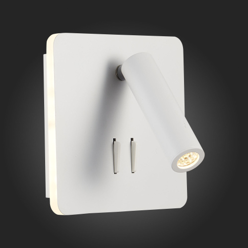 SL1586.531.01 Светильник настенный Белый LED 1*9W 3000K 624Lm Ra>80  IP20 L-xW140xH140 170-240V Настенные светильники фото 6