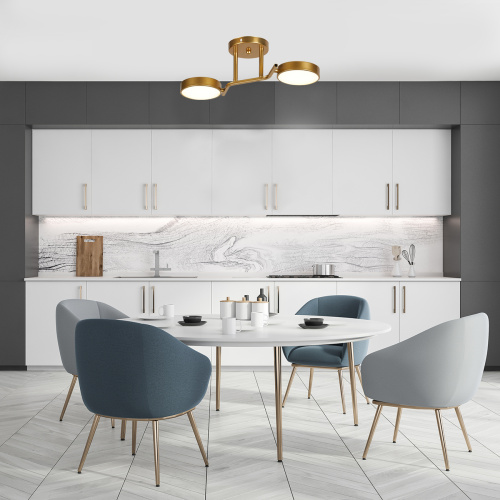 Потолочный светильник Escada 10273/2 LED*24W Champagne gold фото 4