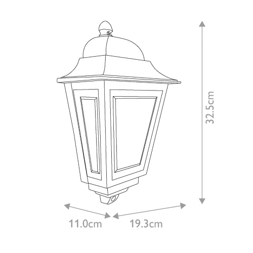 Настенный фонарь Elstead Lighting, Арт. DECO-LANE7-BLACK фото 9