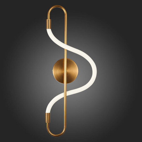 SL6102.301.10 Светильник настенный ST-Luce Латунь/Белый LED 1*10W 4000K SAGRATO фото 5