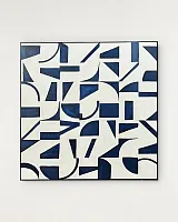 Картина в чёрной раме "Мейз"