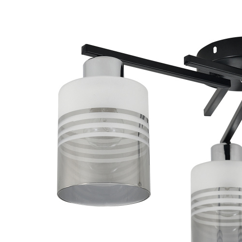 Потолочный светильник Escada 1132/3P E27*60W Black/Chrome фото 3