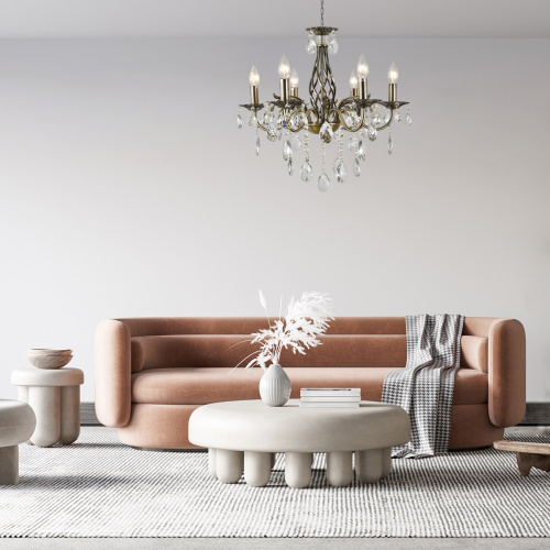 Подвесной светильник Escada 2107/8P E14*40W Antique Brass фото 2