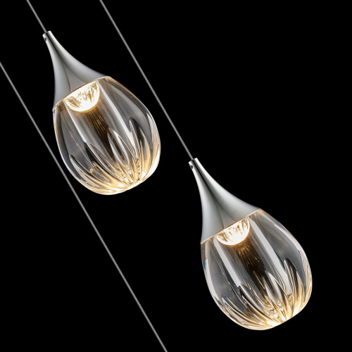 Подвесной светильник MD24001004-3A chrome/clear фото 4