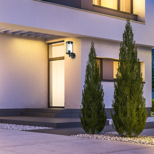 Настенный светильник Escada 30003W/03 E27*40W IP44 Dark grey фото 3