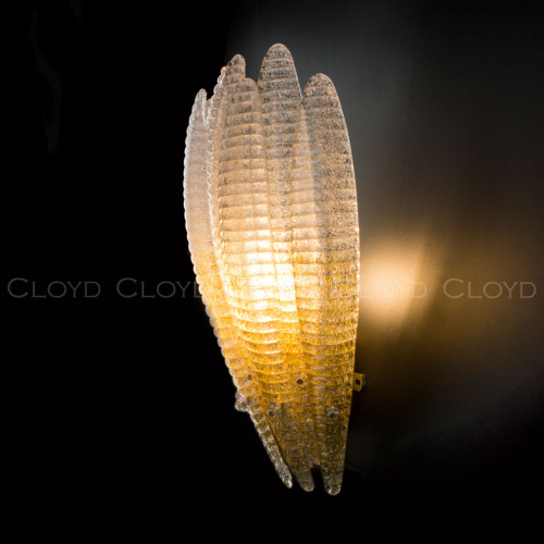 Бра Cloyd FERNAN W2 / выс. 42 см - латунь - желтое стекло (арт.20476) фото 3 Бра Cloyd FERNAN W2 / выс. 42 см - латунь - желтое стекло (арт.20476) фото 3