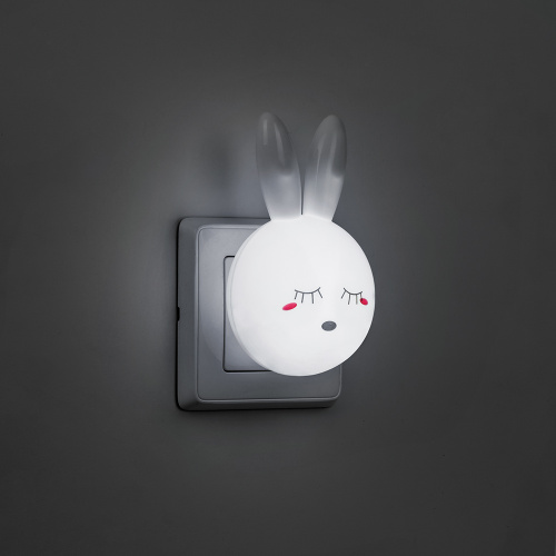 Светильник ночник Feron FN1168 1W 220V, белый фото 2