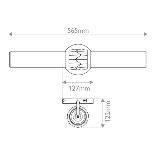 Бра для ванных комнат Hinkley, Арт. HK-ELLISON2-BK-BN фото 4
