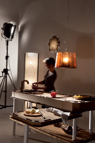 Подвесной светильник Woody Orange фото 5