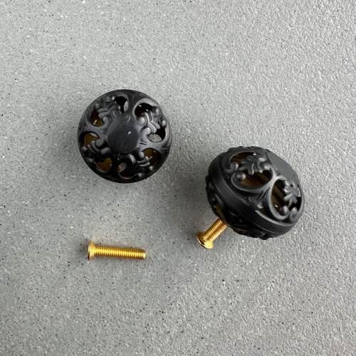 Ручка-кнопка MOS001 black фото 4