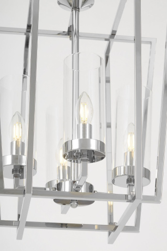 Подвесной светильник Lumina Deco Afres LDP 1246-4 CHR фото 5