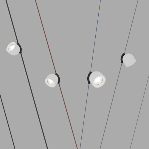 DK5540-WH+BK Поворотный светильник для трека-ремня Belty, серия Spot, со светодиодом, D100*H107мм, 48V DC, 12W, RA90, 38°, 4000K, IP20, белый с черным, алюминий фото 4