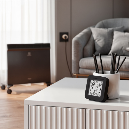 76270/01 Умный датчик температуры и влажности черный 76270/01 фото 5