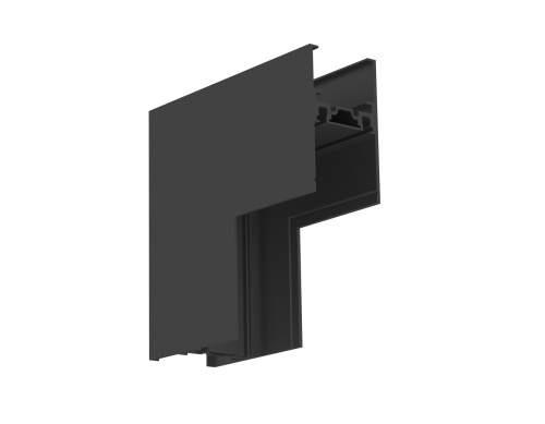 Коннектор угловой 90° внутренний для накладного шинопровода Magnetic Ultra slim 26 48В черный фото 2 Коннектор угловой 90° внутренний для накладного шинопровода Magnetic Ultra slim 26 48В черный фото 2