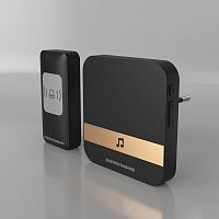 Звонок беспроводной WL 52M IP44 Черный DBQ24M