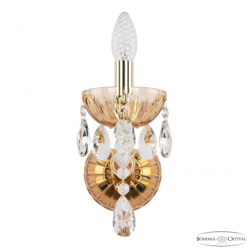 Бра хрустальные 5413B/1/165 G Amber/M-1H Bohemia Ivele Crystal (Богемия Ивеле Кристалл) фото 3 Бра хрустальные 5413B/1/165 G Amber/M-1H Bohemia Ivele Crystal (Богемия Ивеле Кристалл) фото 3