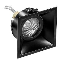 214507 Светильник DOMINO QUADRO MR16 ЧЕРНЫЙ