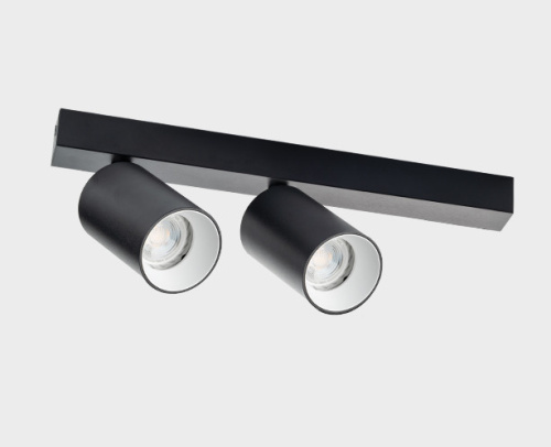 DANNY E2 AS black светильник потолочный поворотный фото 2