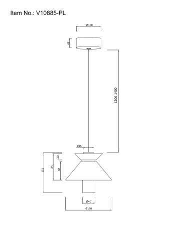 Светильник подвесной светодиодный Moderli V10885-PL Ori фото 6
