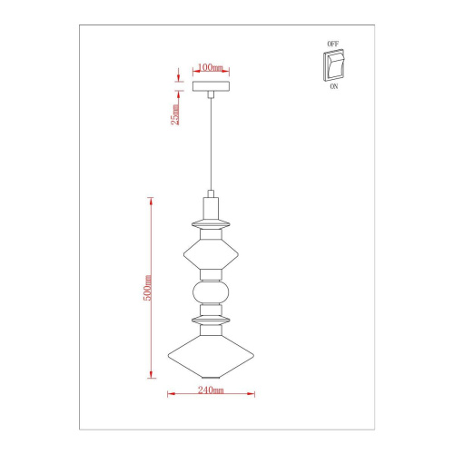 Подвесной светодиодный светильник Arte Lamp Fiorato A2442SP-15PB фото 2