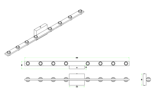 Подсветка для зеркала черная LED 48Вт 82см Zortes SCOUP ZRS.10112.08 фото 8