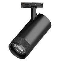 C4307SS Светильник CANNO PRO д/треков BARRA LED 30W 2100LM 20-55G ЧЕРНЫЙ 2700-4200-6000K IP20 с тонким адаптером (304307 + 592007-SS)