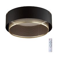 7692/48L AVRA LED SN 592 Светильник металл/акрил/белый/черный/шампань LED 48Вт 3000-6000K D410 IP20 пульт ДУ ANTEY