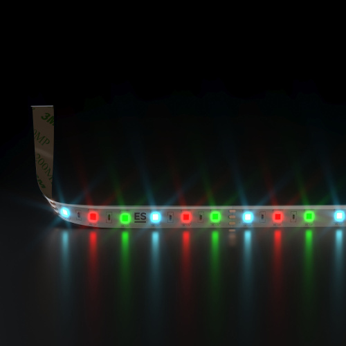 Светодиодная лента 12 В 14,4 Вт/м 60 Led/м 5050 IP65, RGB, 5 м Лента светодиодная 12V 14,4W 60Led 5050 IP65 RGB, 5м фото 2 Светодиодная лента 12 В 14,4 Вт/м 60 Led/м 5050 IP65, RGB, 5 м Лента светодиодная 12V 14,4W 60Led 5050 IP65 RGB, 5м фото 2