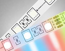 Светодиодная лента 24В 5050 60Led 14.4Вт/м Цветная RGB IP20 5м