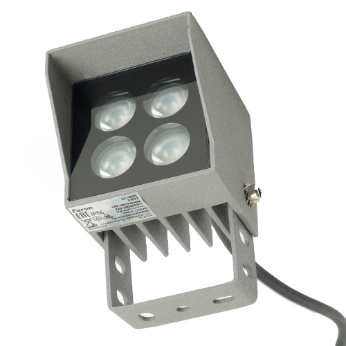 Светодиодный светильник ландшафтно-архитектурный Feron LL-895  AC220-240 4W 2700K IP66 квадрат фото 8