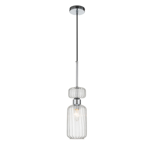 Подвесной светильник Escada 1141/1S E14*60W Chrome/Clear Подвесной светильник Escada 1141/1S E14*60W Chrome/Clear