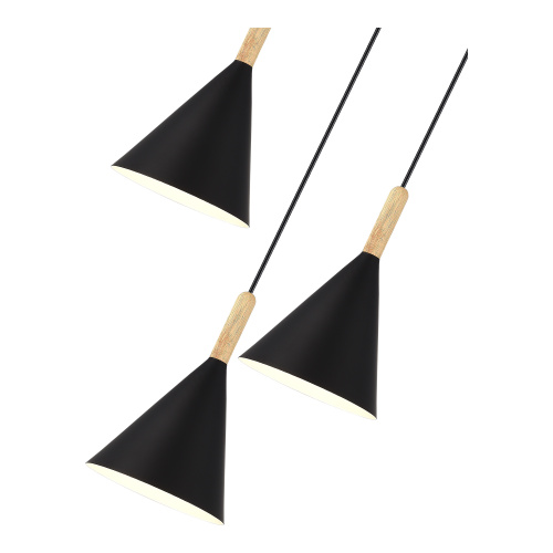 SLE1255-423-03 Светильник подвесной Черный/Черный E27 3*40W ARKET фото 3 SLE1255-423-03 Светильник подвесной Черный/Черный E27 3*40W ARKET фото 3