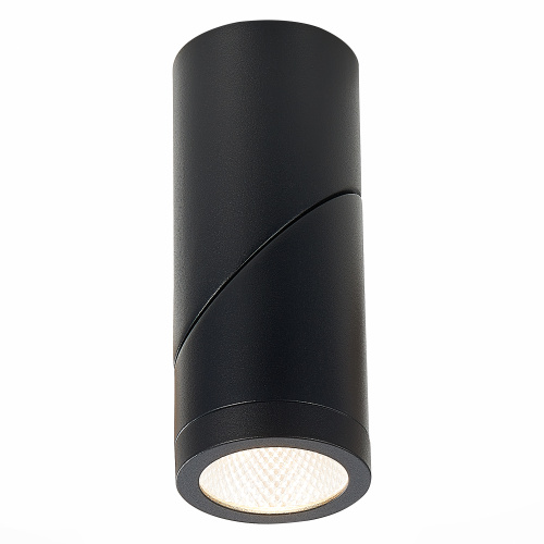 ST650.442.10 Светильник потолочный Черный LED 1*10W 4000K 800Lm Ra>90 38° IP44 D62xH151 165-265V Накладные светильники фото 3