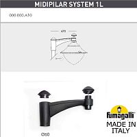 Fumagalli Консоль для паркового фонаря FUMAGALLI MIDIPILAR SYS 1L  000.000.A10.A0