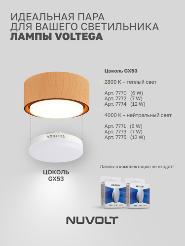 Потолочный светильник NUVOLT LDL-008RW фото 18 Потолочный светильник NUVOLT LDL-008RW фото 18