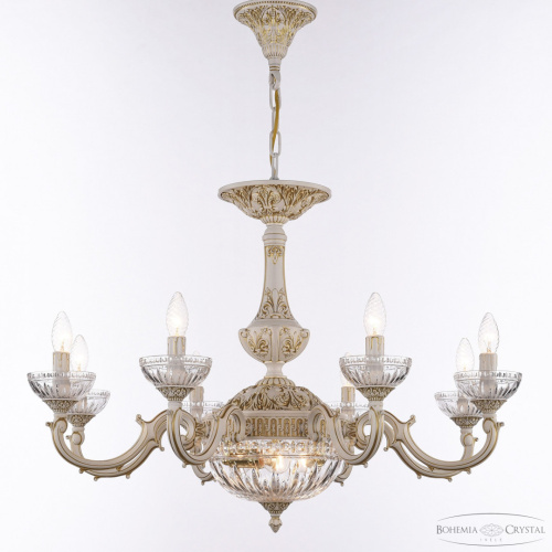 Люстра с хрустальными плафонами AL78101P/8/250 WMG P Clear/M-1G Bohemia Ivele Crystal (Богемия Ивеле Кристалл) фото 3