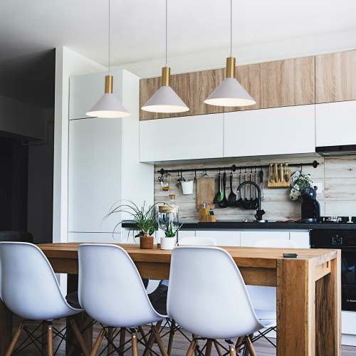 Подвесной светильник Escada 1108/1S E27*60W White фото 2 Подвесной светильник Escada 1108/1S E27*60W White фото 2